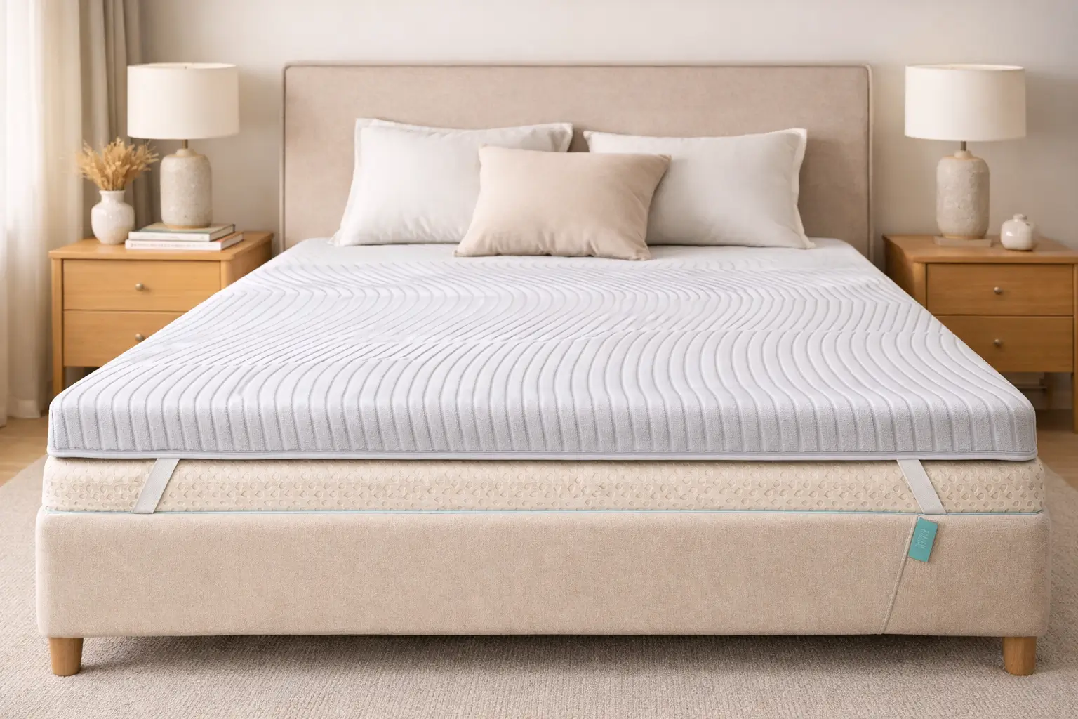 Topper cu husa detasabila Saltex - 90x200